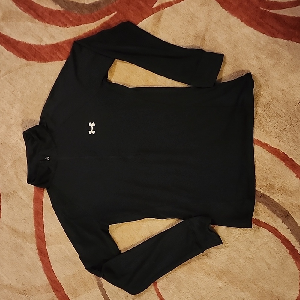 Under Armour Women's Sz. S Black 1/4 zip